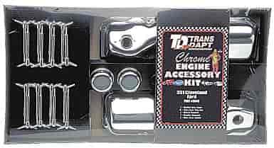 Trans Dapt 3049: Chrome Engine Dress-Up Kit 1970-82 Ford Boss 302/351M/351C/400M