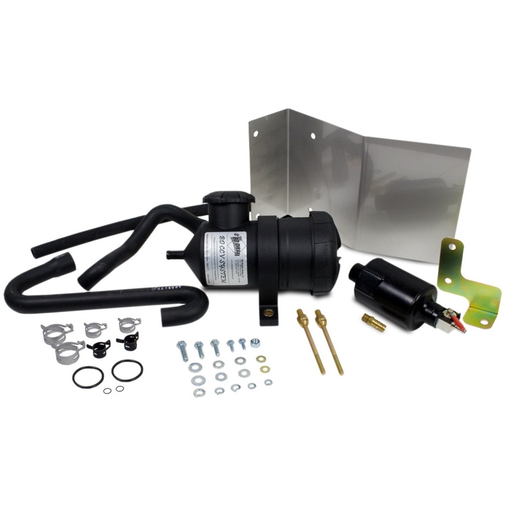BD Diesel 1032170: 1032170 Ford Crank Case Vent Filter Kit 1999.5-2003 Ford PowerStroke 7.3L
