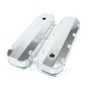 Top Street Performance JM8092-8CA: JM8092-8CA Valve Covers, Fab. Alum., Short Bolt w/ Holes BBC, Clear Anodized