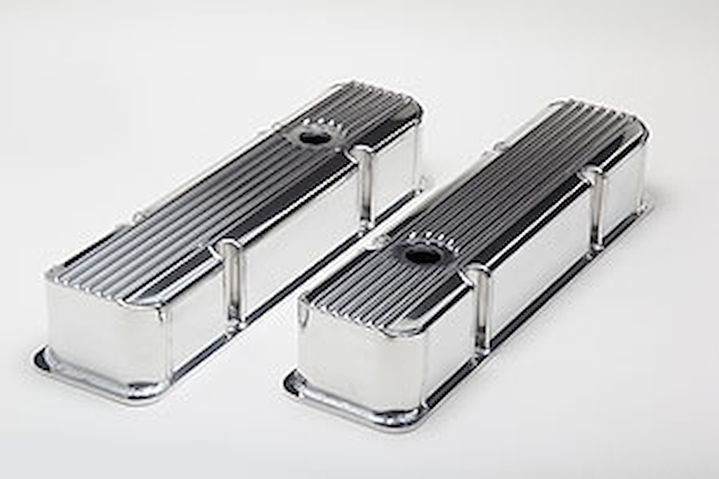 Hamburger's 1111: Fabricated Aluminum Valve Covers 1958-86 Small Block Chevy 283-400