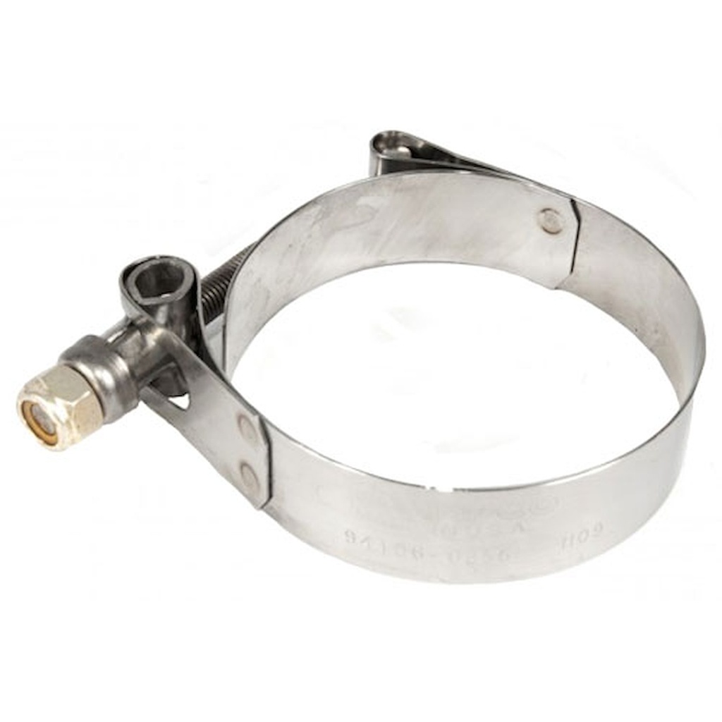 Stainless Works SBC350: SBC350 Exhaust Clamp, Universal, 3-1/2" Light Duty Band Clamp
