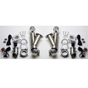 Granatelli 302530K: 302530K Electronic Stainless Steel Exhaust Cutout System for 3 in. Dual Exhaust (Slip-Fit)