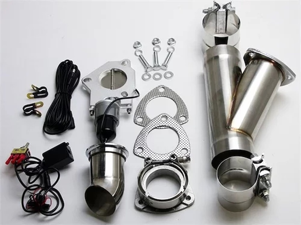 Granatelli 302530: 302530 Electronic Exhaust Cutout Kit, 3.0 in. (76 mm), Stainless Steel, Slip Fit w/Band Clamp