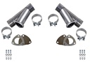 Granatelli 305530D: 305530D Manual Exhaust Cutout Kit, 3.0 in. (76 mm), Stainless Steel, w/Slip Fit And Band Clamp, Set Of 2