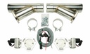 Pypes Performance Exhaust HVE10K3: Dual Y Exhaust Electric Dump Cutout