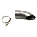 Doug's Headers DEC250ATD: Electric Exhaust Cutout 2-1/2" Stainless Steel Turn Down