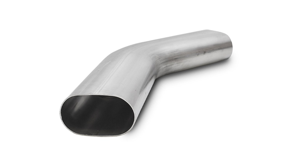Vibrant Performance 13192: 45 Degree Horizontal Oval Mandrel Bend 3.5" Nominal Oval