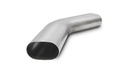 Vibrant Performance 13192: 45 Degree Horizontal Oval Mandrel Bend 3.5" Nominal Oval