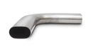 Vibrant Performance 13194: 90 Degree Horizontal Oval Mandrel Bend 3.5" Nominal Oval