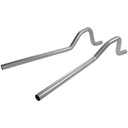 Flowmaster 15806: Tailpipes Aluminized Steel 1962-1974 Mopar B-Body