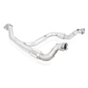 Stainless Works FT15ECODPCAT: FT15ECODPCAT Exhaust System Kit, 2015-2020 Ford F150 1/2 Ton Ecoboost 2.7L, Catted Downpipe Factory Connect