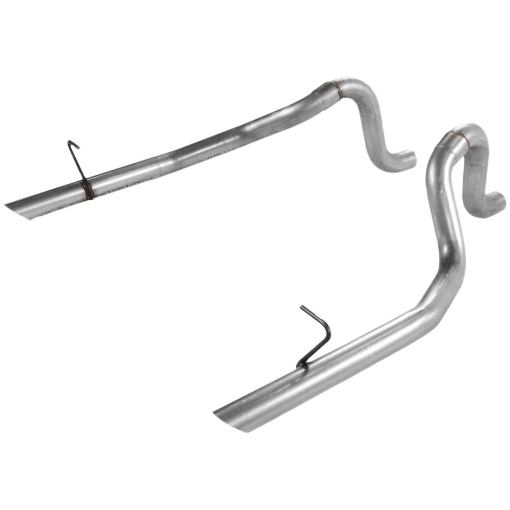 Flowmaster 15804: Tailpipes Aluminized Steel 1987-1993 Mustang LX 5.0L