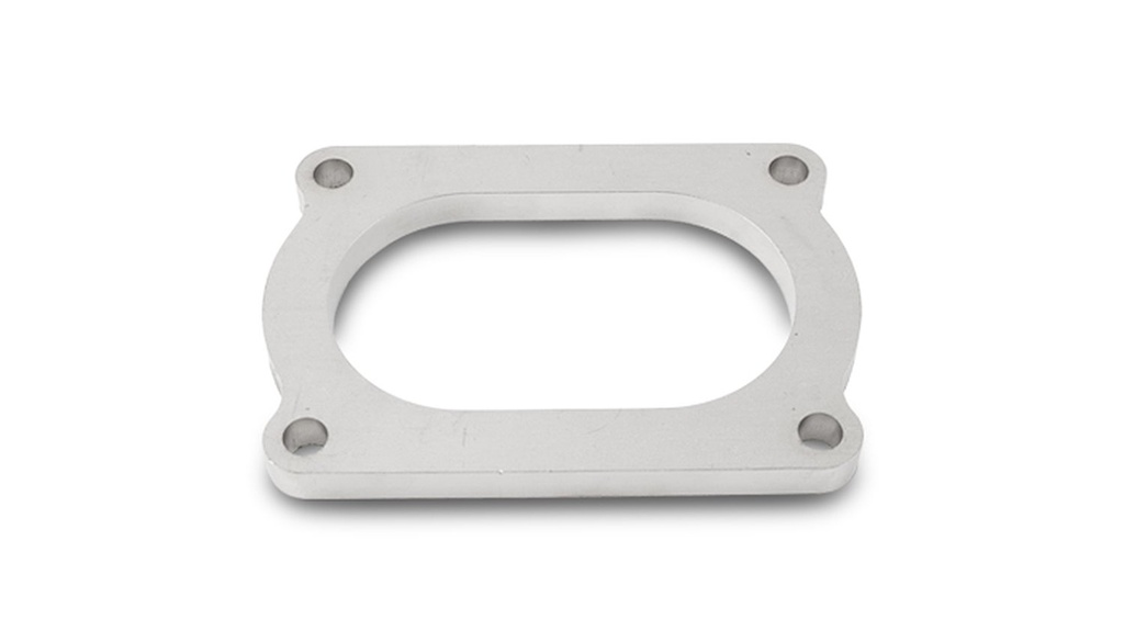 Vibrant Performance 13175S: 4-Bolt Stainless Steel Flange 3" Nominal Oval Tubing