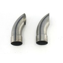 Patriot Exhaust H3813: Side Tube Turnouts Without Muffler Uncoated