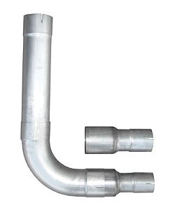 Pypes Performance Exhaust STD006: Single Diesel Truck Stack Kit 409 Stainless 5" Tubing