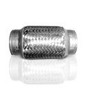 Stainless Works AF2504BSS: AF2504BSS Exhaust Flex Joint, Universal, 2-1/2" Flex Joint 4" Length