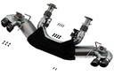 Borla 140839CF: 140839CF ATAK Cat-Back Exhaust System Fits Select Chevrolet Corvette C8 6.2L V8