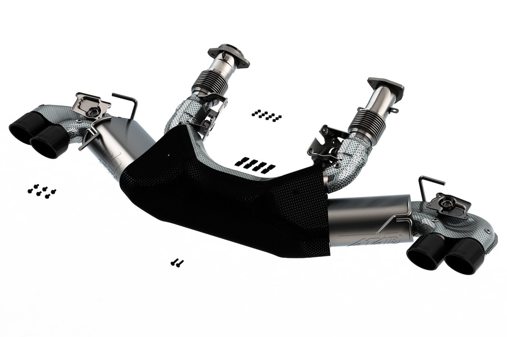 Borla 140839BC: 140839BC ATAK Cat-Back Exhaust System Fits Select Chevrolet Corvette C8 6.2L V8