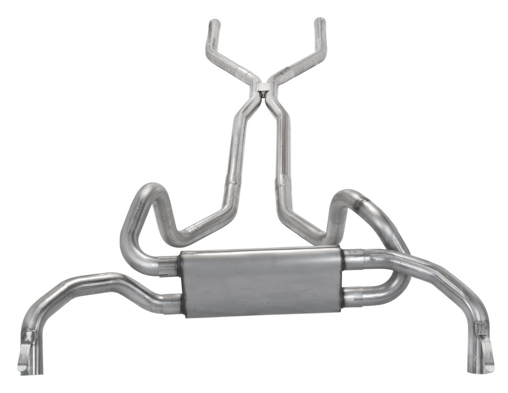 Pypes Performance Exhaust SGF40: 2.5IN 67-74 F CROSSFLOW