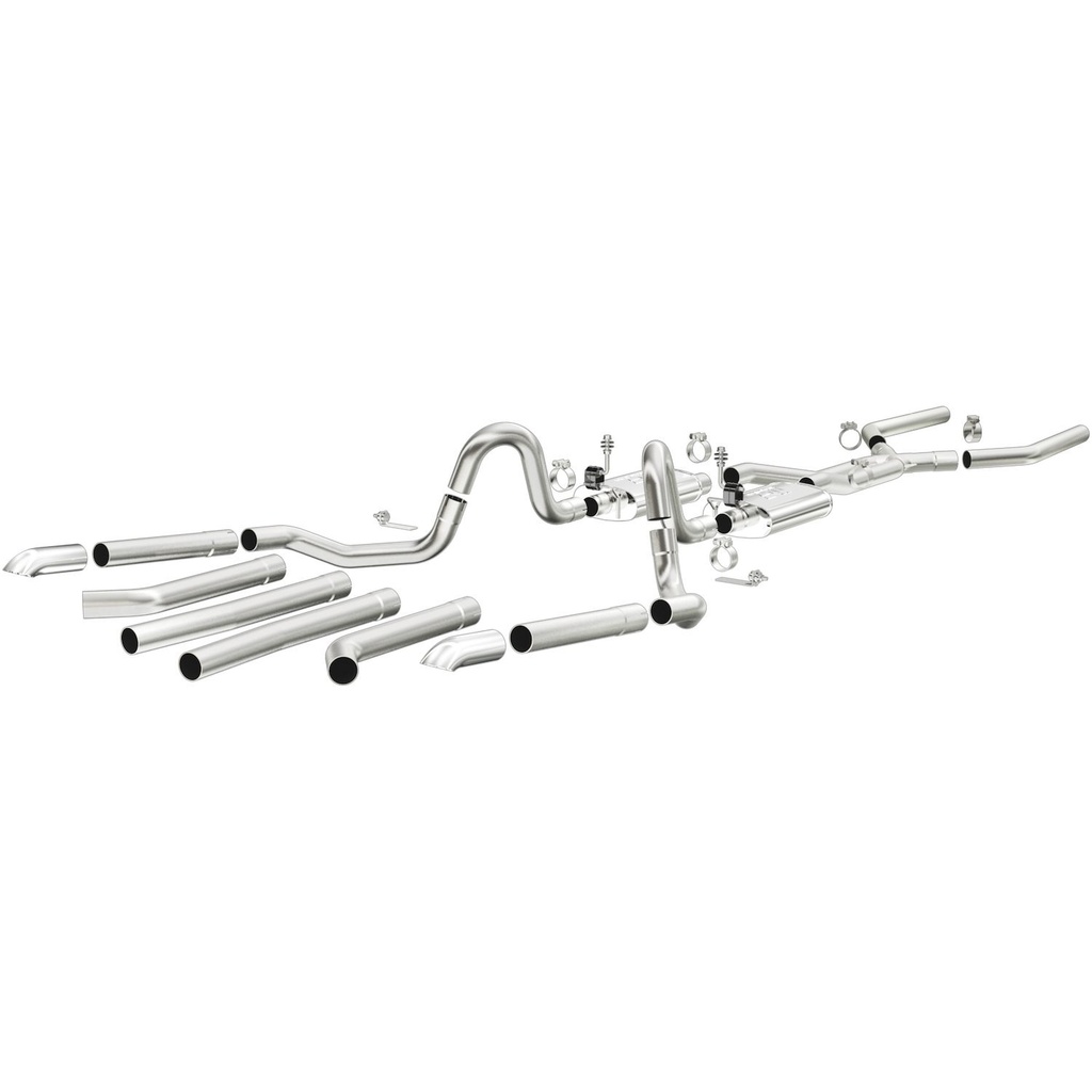 Magnaflow 15894: 15894 Street Series Crossmember-Back Performance Exhaust System Fits Select Buick, Chevrolet, Oldsmobile, Pontiac Models