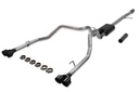 Flowmaster 817895: 817895 American Thunder Cat-Back Exhaust System 2019 GM Silverado/Sierra 1500 5.3L (Crew/Double Cab) - Black Ceramic Tips