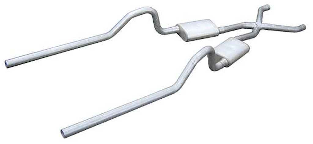 Pypes Performance Exhaust SMB10: No-Muffler Exhaust System 1966-74 Mopar B-Body