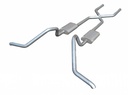 Pypes Performance Exhaust SGB10T: Crossmember Back X-Pipe Exhaust System with Turbo Pro Mufflers for Select 1965-1970 GM B-Body [2.500 in.]