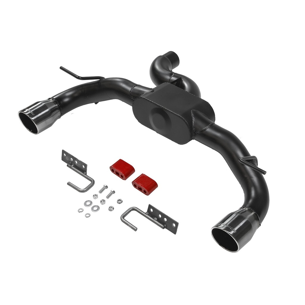 Flowmaster 818120: 818120 Outlaw Axle-Back Exhaust System Fits Select Ford Bronco 2.3L/2.7L [Black]