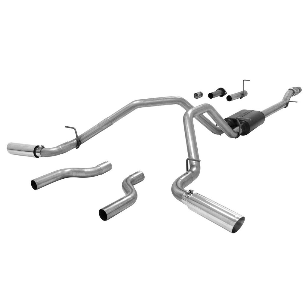 Flowmaster 817680: 817680 American Thunder Cat-Back Exhaust System 2009-2013 GM Silverado/Sierra 1500 5.3L Flex Fuel V8