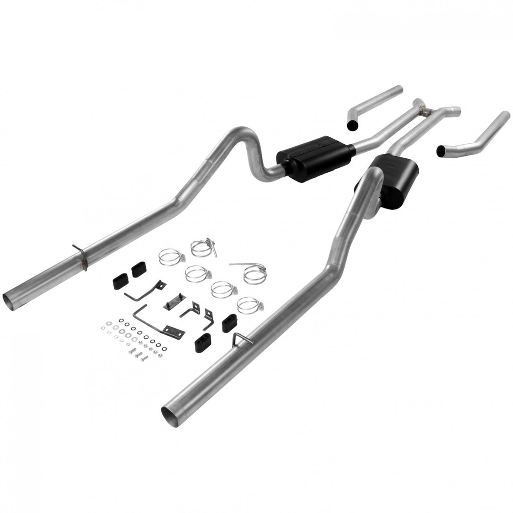 Flowmaster 17382: American Thunder Header-Back Exhaust System 1968-1970 Mopar B-Body V8