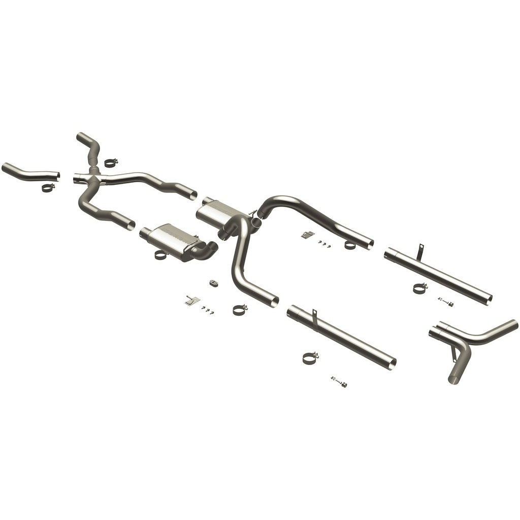Magnaflow 16596: 16596 Street Series Crossmember-Back Performance Exhaust System for 1955-1957 Chevrolet Bel Air
