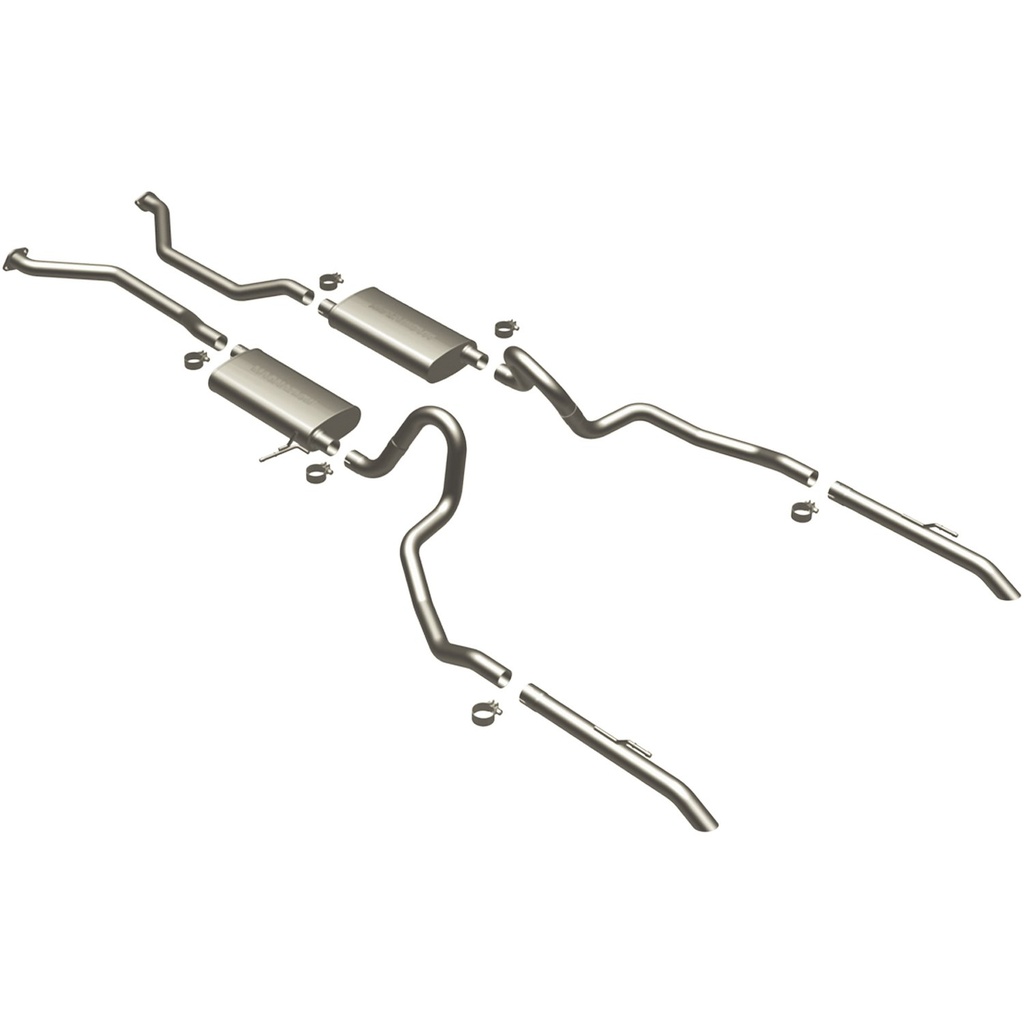 Magnaflow 16788: 16788 Street Series Cat-Back Performance Exhaust System Fits Select Ford, Mercury Models
