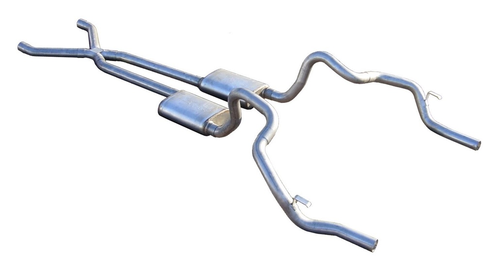 Pypes Performance Exhaust SGF11V: SGF11V Violator Crossmember-Back Exhaust System for 1970-1981 GM F-Body
