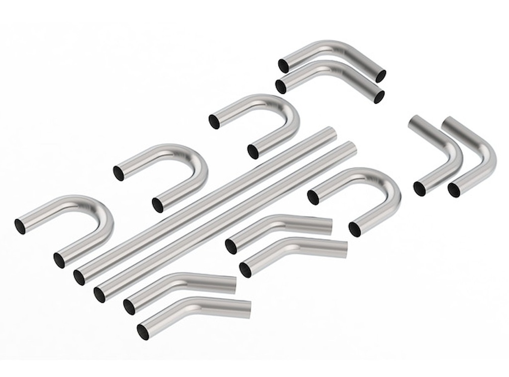 Borla 60592: 60592 Universal Hot Rod Exhaust System Kit [3 in. OD Diameter]