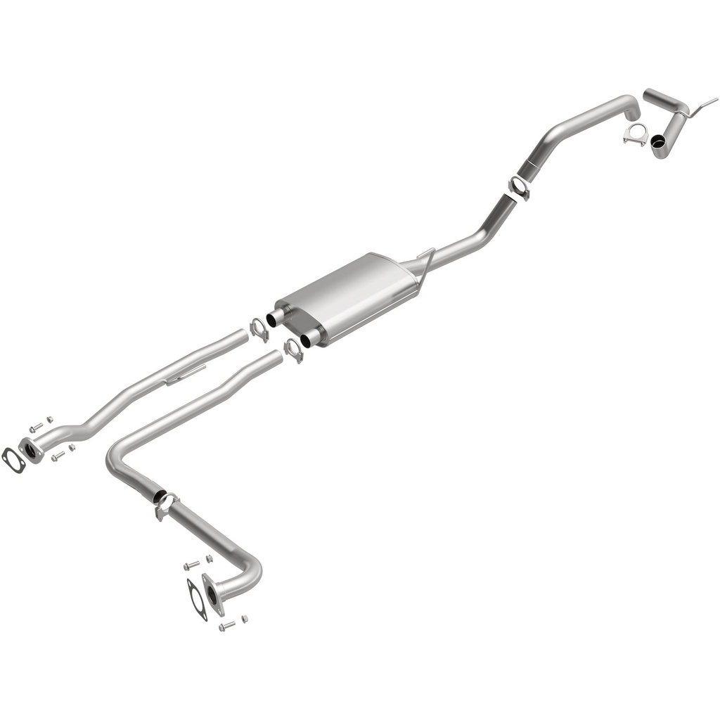 BRExhaust 106-0296: 106-0296 Direct-Fit Exhaust Kit for 2012-2017 Nissan NV1500, NV2500, NV3500 4.0L