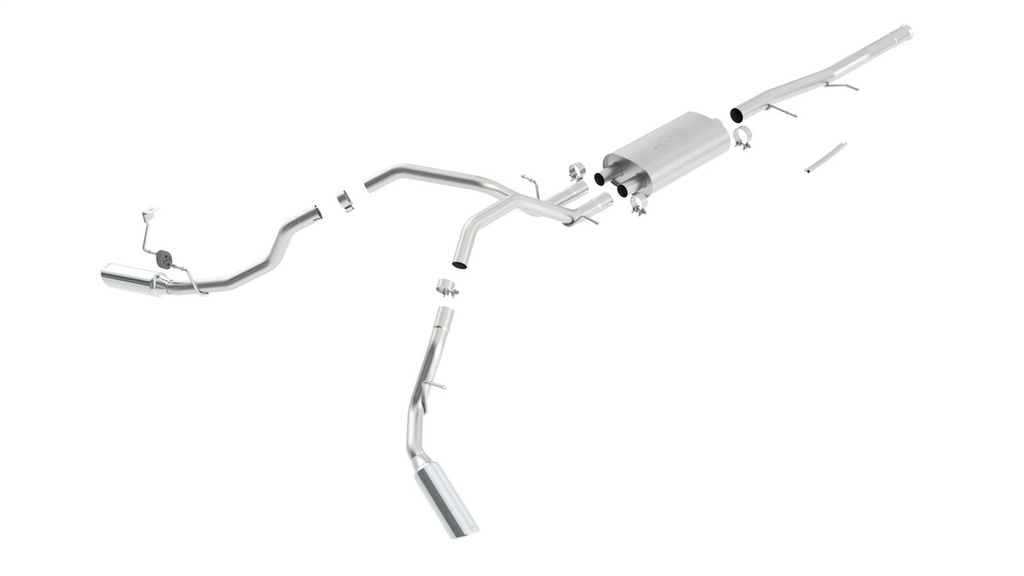 Borla 140341: Cat-Back Exhaust System 2009-2013 Silverado/Sierra 1500 4.8/5.3/6.0L