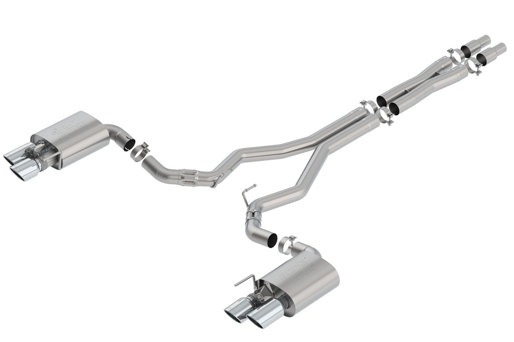Borla 140743: Cat-Back Exhaust System With ATAK Mufflers for 2018-2019 Mustang GT 5.0L