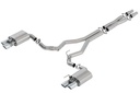 Borla 140743: Cat-Back Exhaust System With ATAK Mufflers for 2018-2019 Mustang GT 5.0L