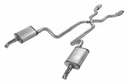 Pypes Performance Exhaust SCC910TE: Crossmember Back X-Pipe Exhaust System with Turbo Pro Mufflers for 1975-1980 Chevrolet C3 Corvette [2.500 in.]