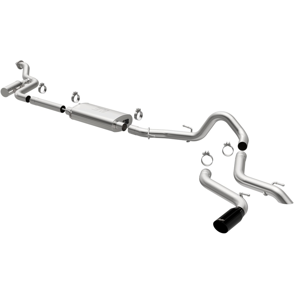 Magnaflow 19678: 19678 Overland Series Cat-Back Performance Exhaust System Fits Select Toyota Tacoma