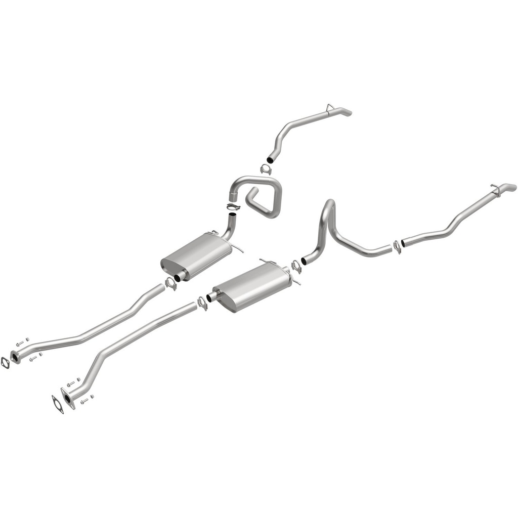 BRExhaust 106-0634: 106-0634 Direct-Fit Exhaust Kit for 1998-2002 Ford Crown Victoria 4.6L