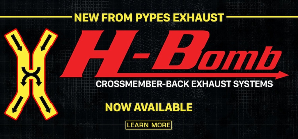 Pypes Performance Exhaust SGB40: 65-70 B BDY2.5IN H-BOMB
