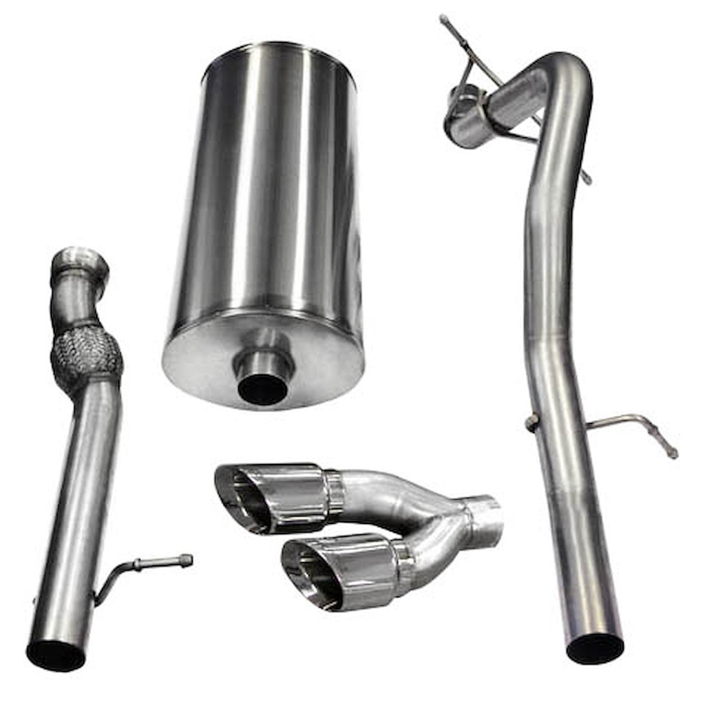Corsa 14882: Sport Cat-Back Exhaust System 2011-2014 Cadillac Escalade ESV/EXT 6.2L