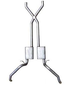 Pypes Performance Exhaust SGF63R: Race-Pro Crossmember-Back Exhaust System 1967-69 GM F-Body