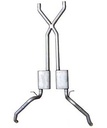 Pypes Performance Exhaust SGF63R: Race-Pro Crossmember-Back Exhaust System 1967-69 GM F-Body