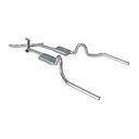 Pypes Performance Exhaust SGA14SSR: Race-Pro Crossmember-Back Exhaust System 1964-72 GM A Body