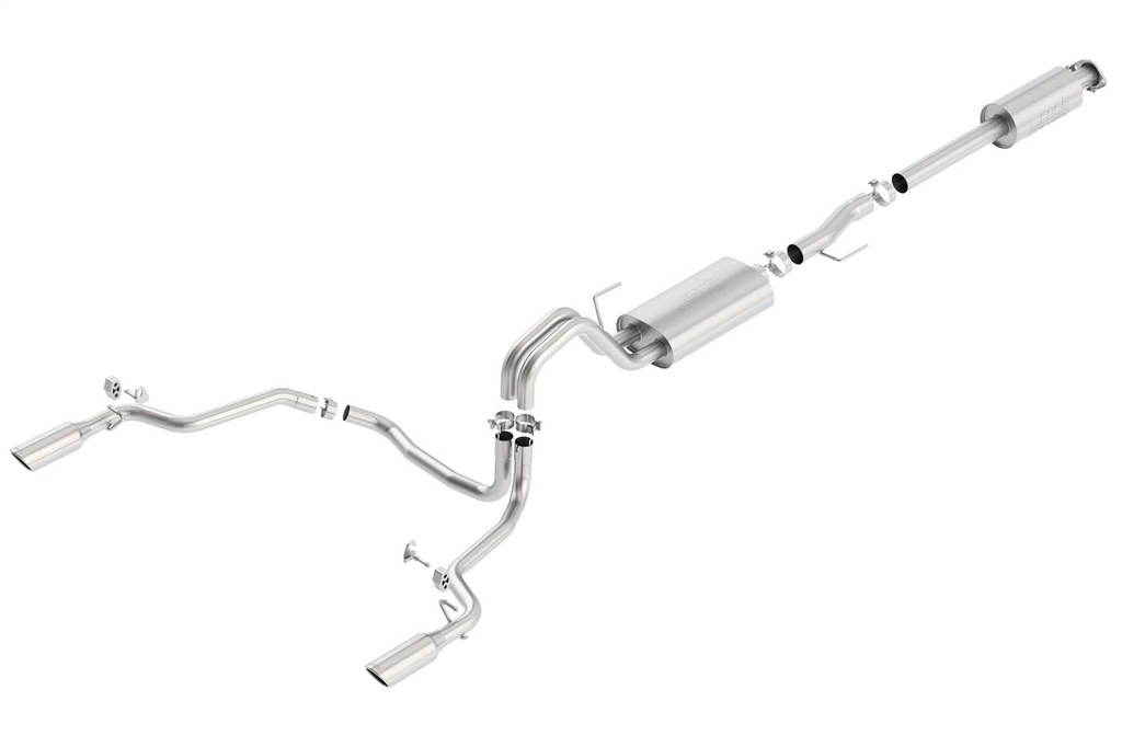 Borla 140615: Cat-Back Exhaust System 2015-2020 F-150 2.7L/3.3L/3.5L/5.0L
