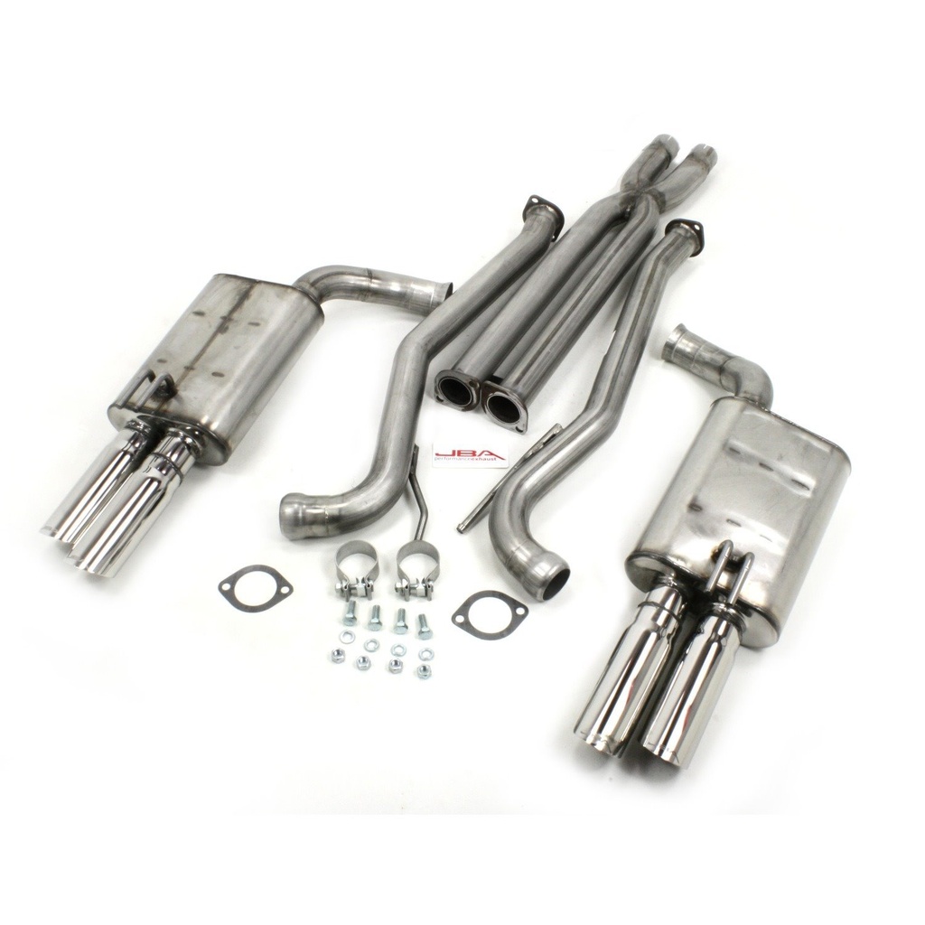 JBA 40-3118: JBA Performance Exhaust 40-3118 2.5-3" Stainless Steel Exhaust System 2014 Chevy SS 3" Cat Back Exhaust
