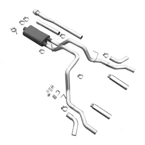 Professional Products LEX4211: Cat Back Exhaust Kit 2009-2014 Ford F-150