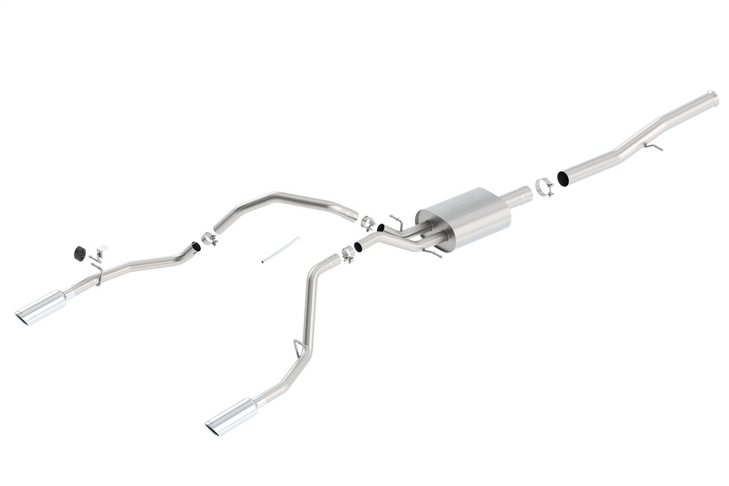 Borla 140572: Cat-Back Exhaust System 2014-2018 Silverado/Sierra 1500 6.2L Extended Cab Standard Bed/Crew Cab Short Bed